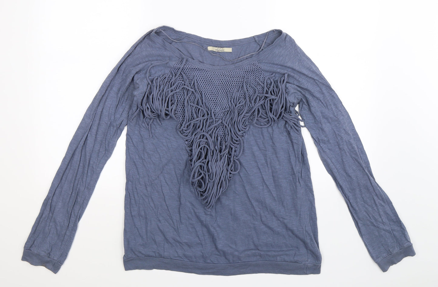 Zara Womens Blue   Pullover Sweatshirt Size M