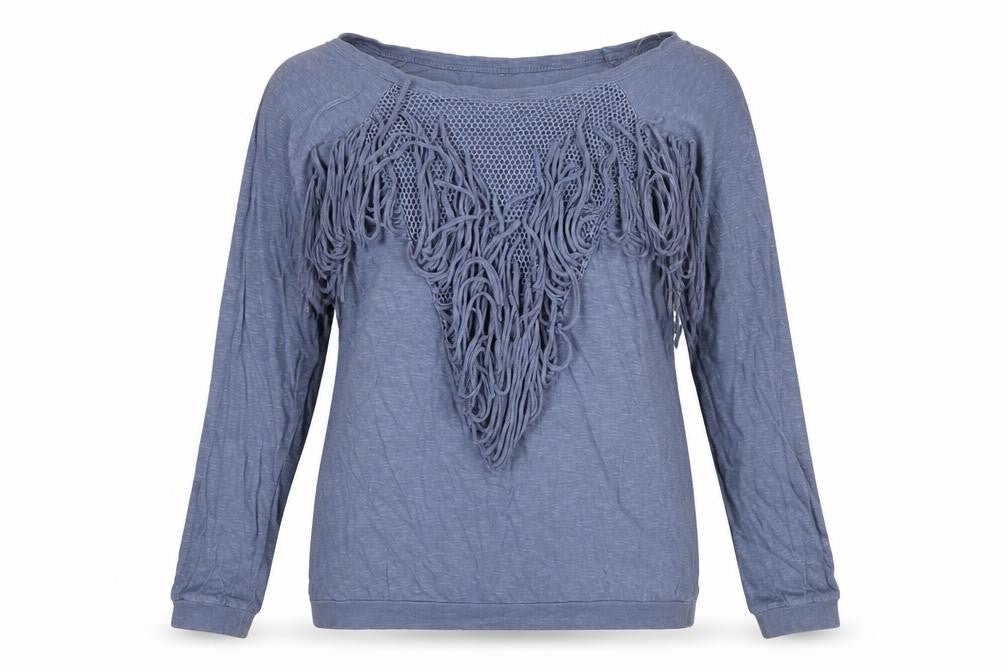 Zara Womens Blue   Pullover Sweatshirt Size M