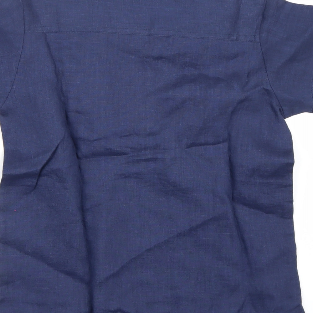 CHOU-CHOU CHIC Boys Blue   Basic Polo Size 6-7 Years