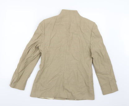 Back view of Marks & Spencer women’s brown jacket, size UK 10