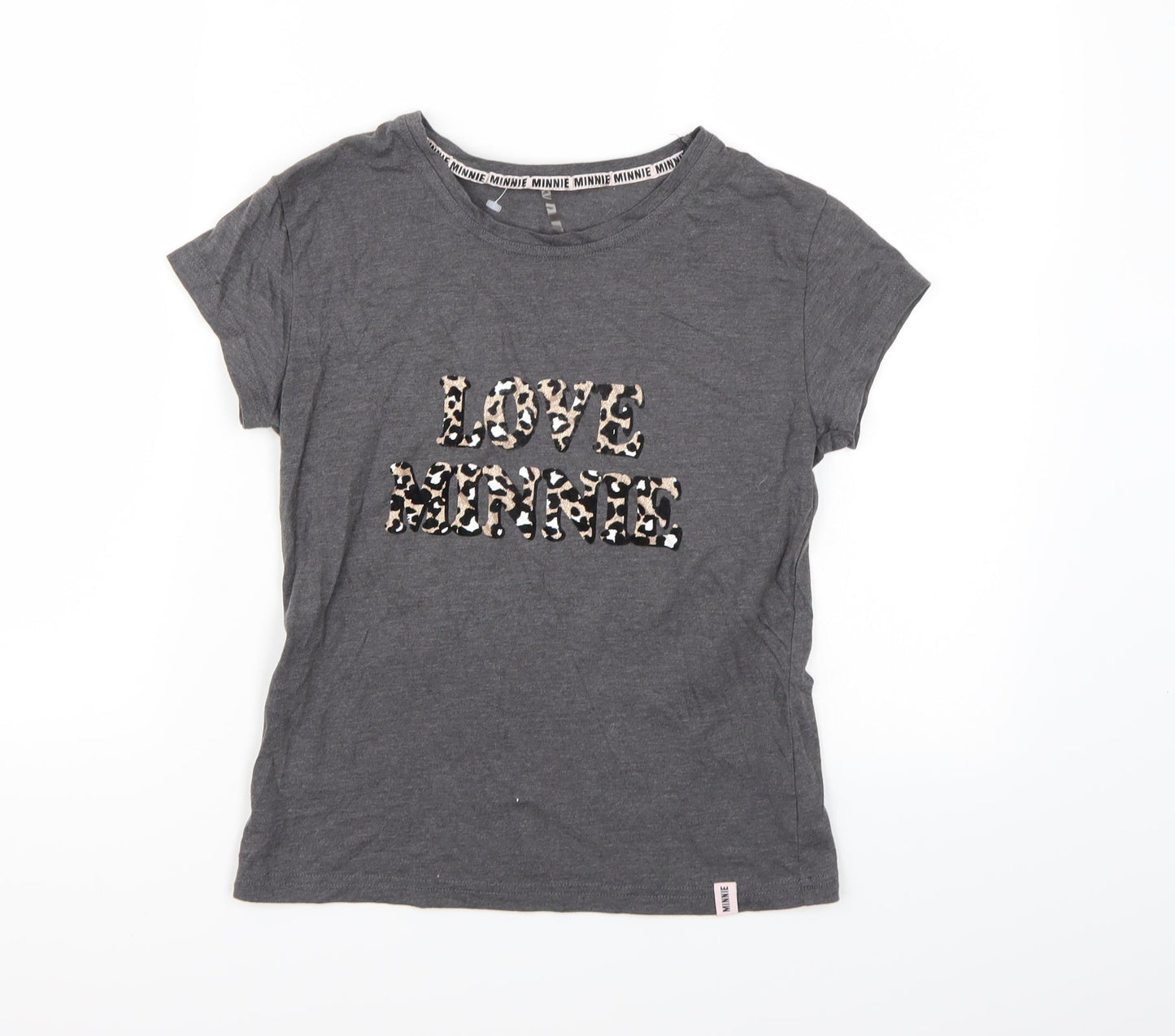 George Womens Grey   Basic T-Shirt Size 4  - Minnie Mouse