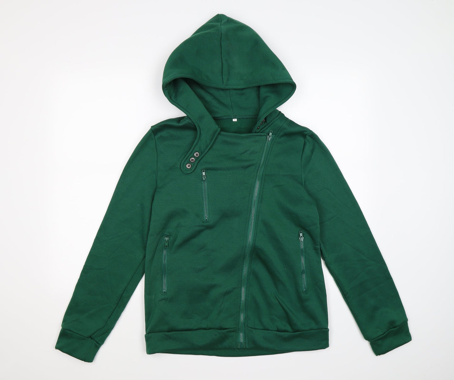Preworn Boys Green   Full Zip Hoodie Size XL
