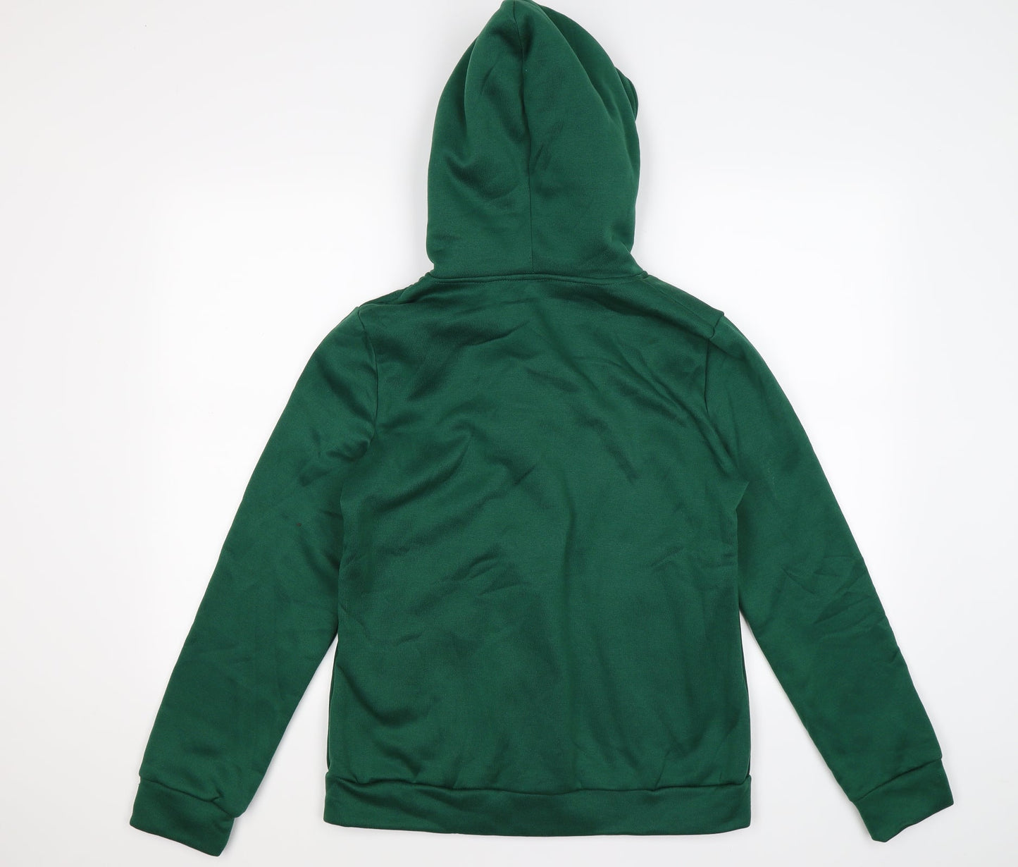 Preworn Boys Green   Full Zip Hoodie Size XL