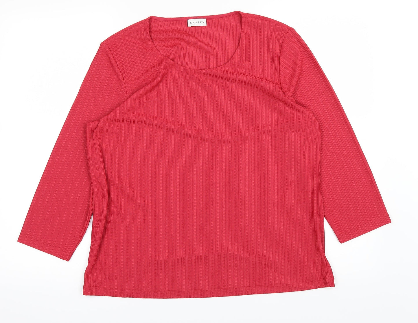 eastx Womens Red   Basic T-Shirt Size 14