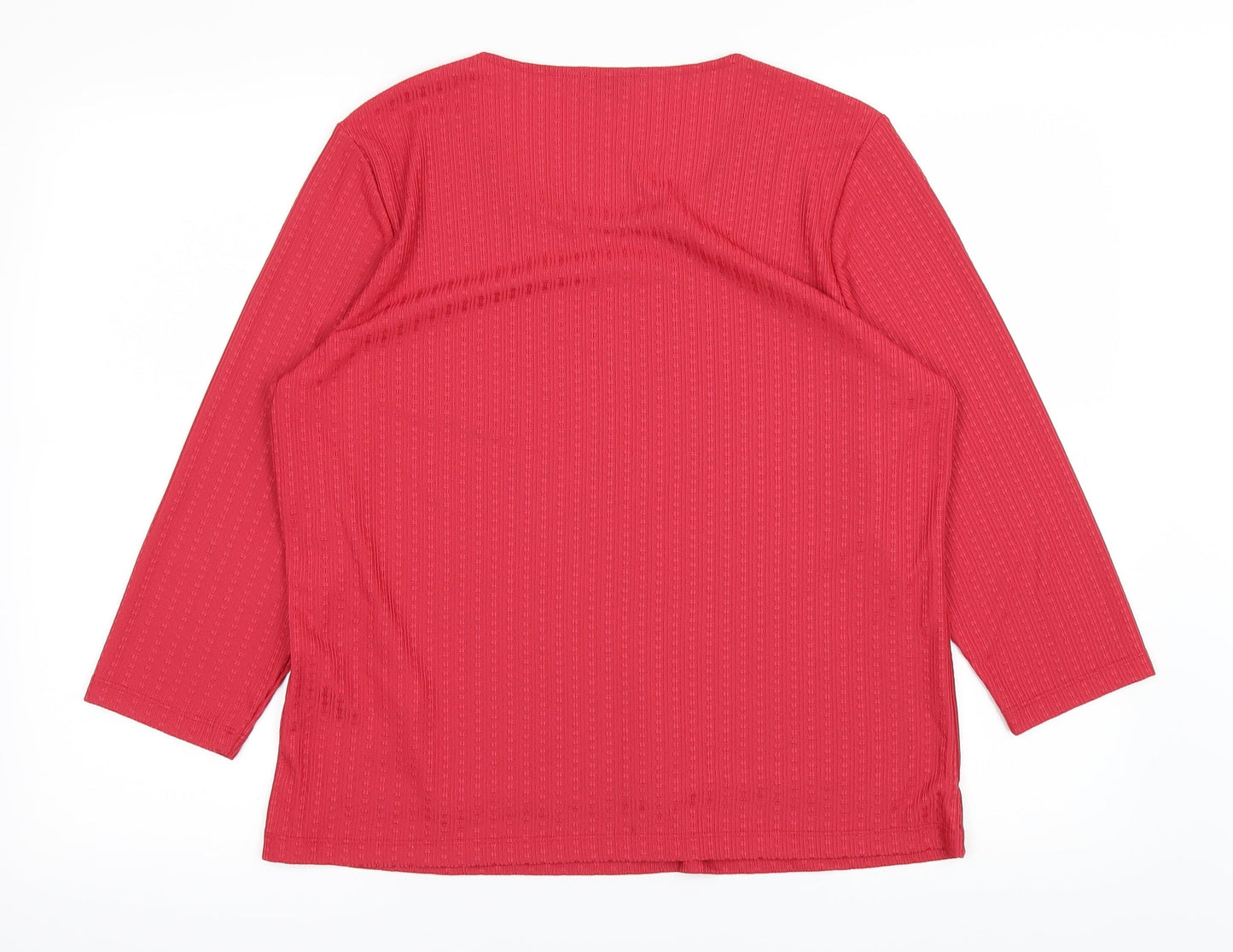 eastx Womens Red   Basic T-Shirt Size 14