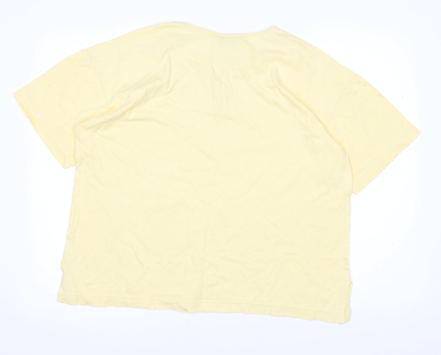 BHS Womens Yellow   Basic T-Shirt Size 14