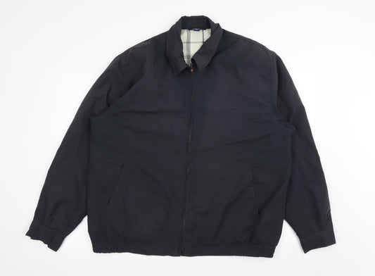 Preworn  Womens Black   Rain Coat Coat Size L