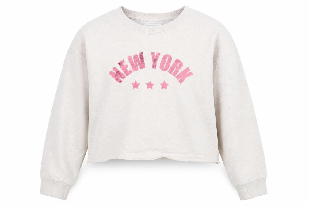 H&M Girls Pink   Pullover Sweatshirt Size 11-12 Years  - New york