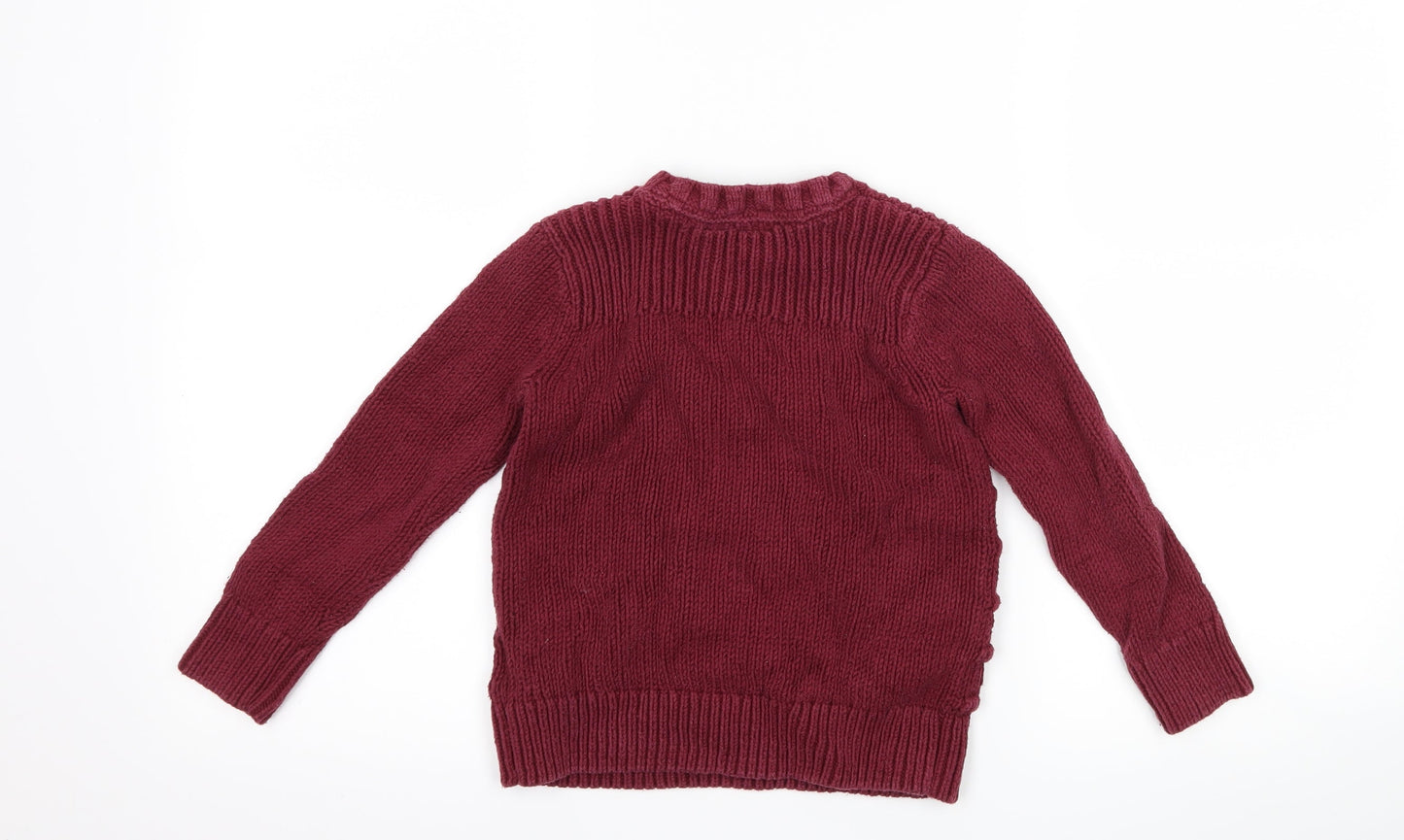 Gap Girls Purple   Pullover Jumper Size 4-5 Years