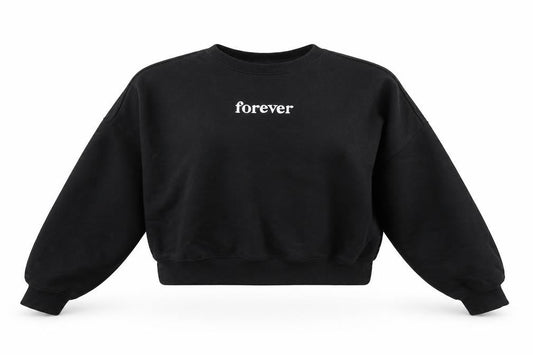 H&M Womens Black   Pullover Sweatshirt Size XS  - forever friends
