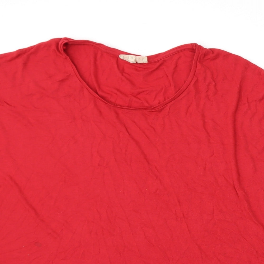 Phase Eight Womens Red   Basic T-Shirt Size 12