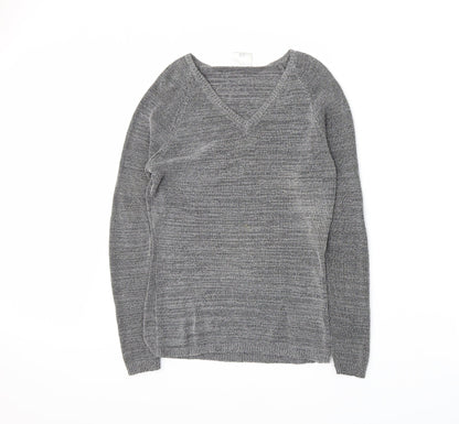 Additional front view of Next women’s grey jumper, size UK 8