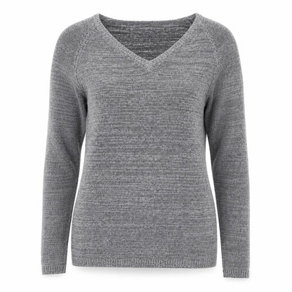 Front view of Next women’s grey jumper, size UK 8