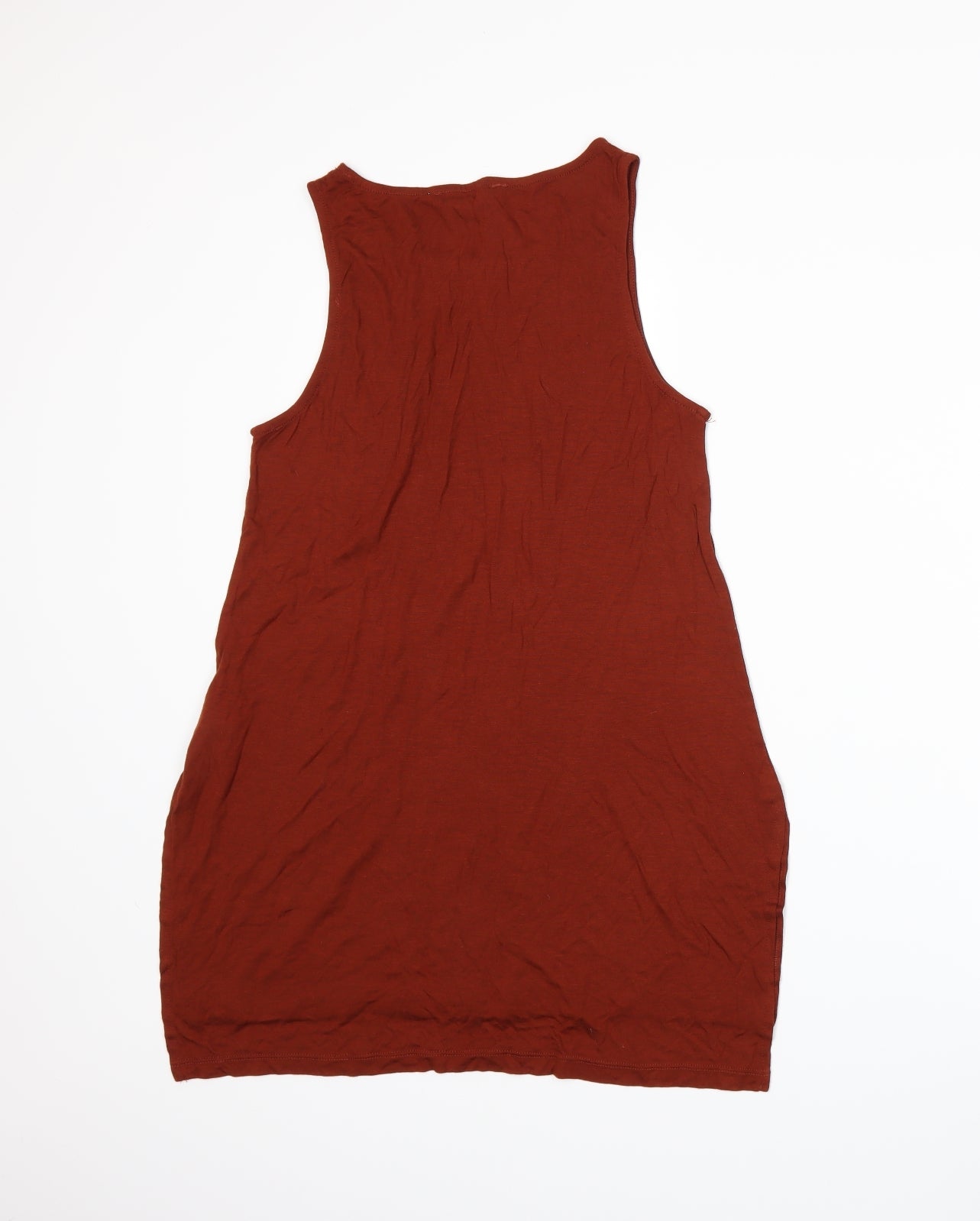 Stradivarius Womens Orange   Basic Tank Size M