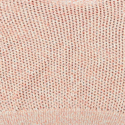 Brand and care label for Per Una women’s pink knit jumper, size UK 12