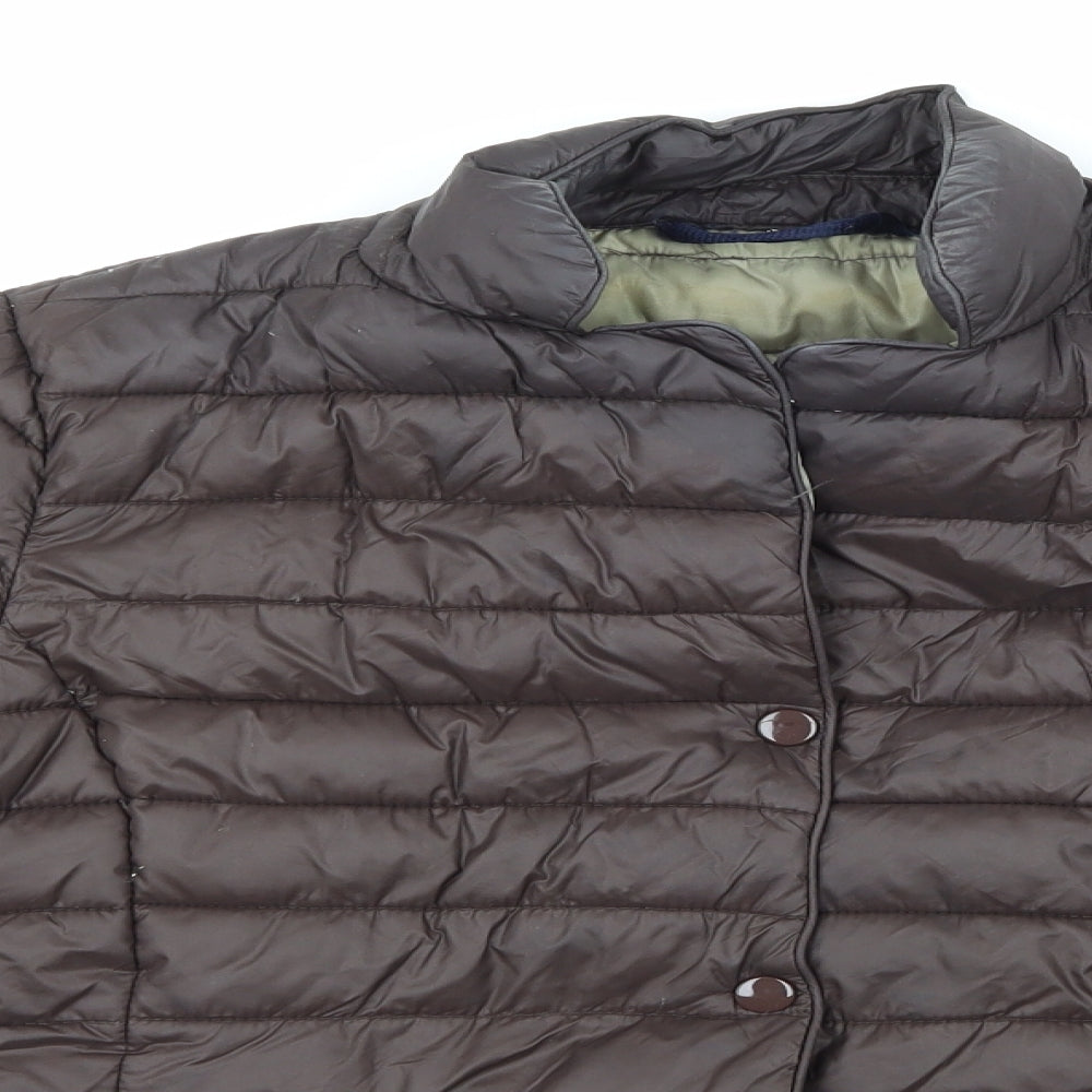 Preworn Womens Brown   Jacket Coat Size L