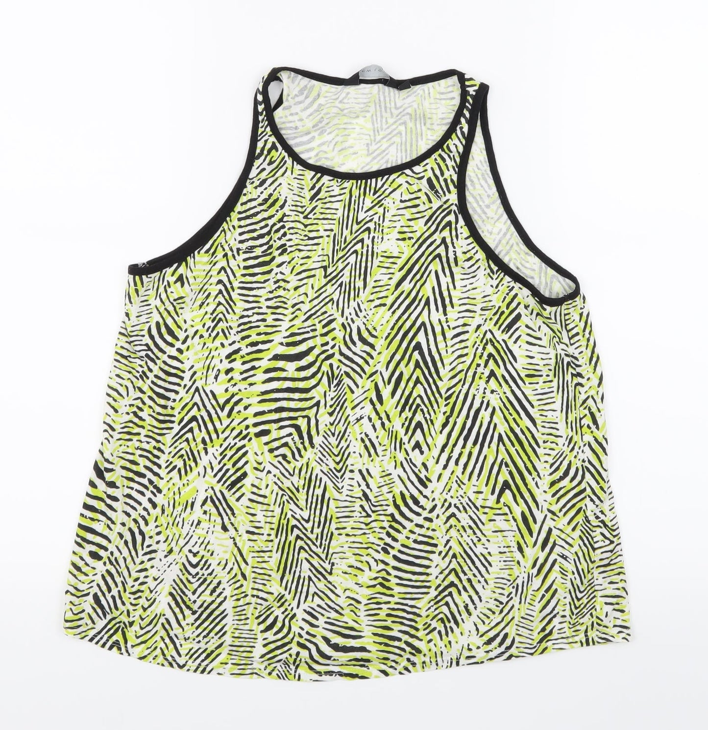 New Look Womens Green   Basic Tank Size 12