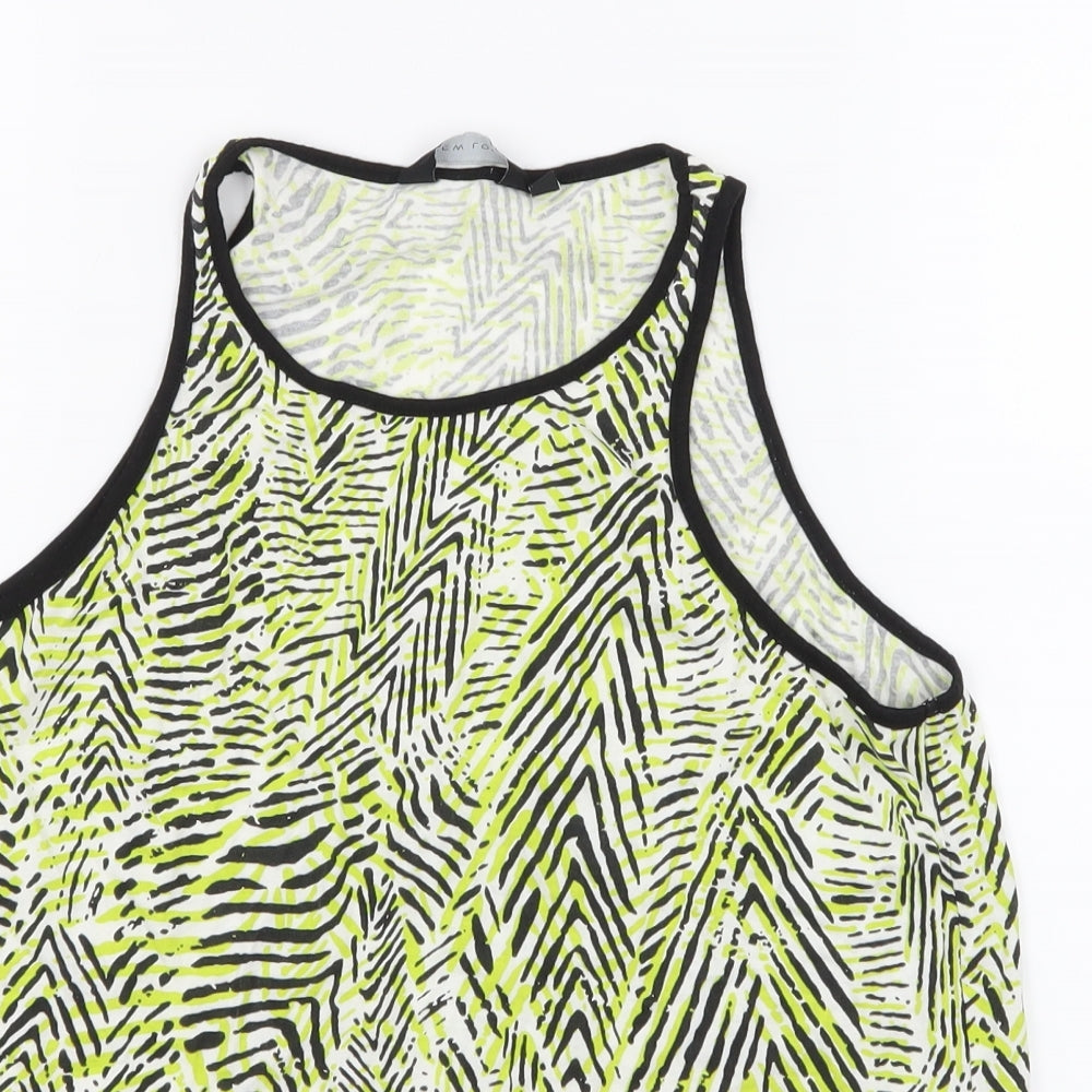 New Look Womens Green   Basic Tank Size 12
