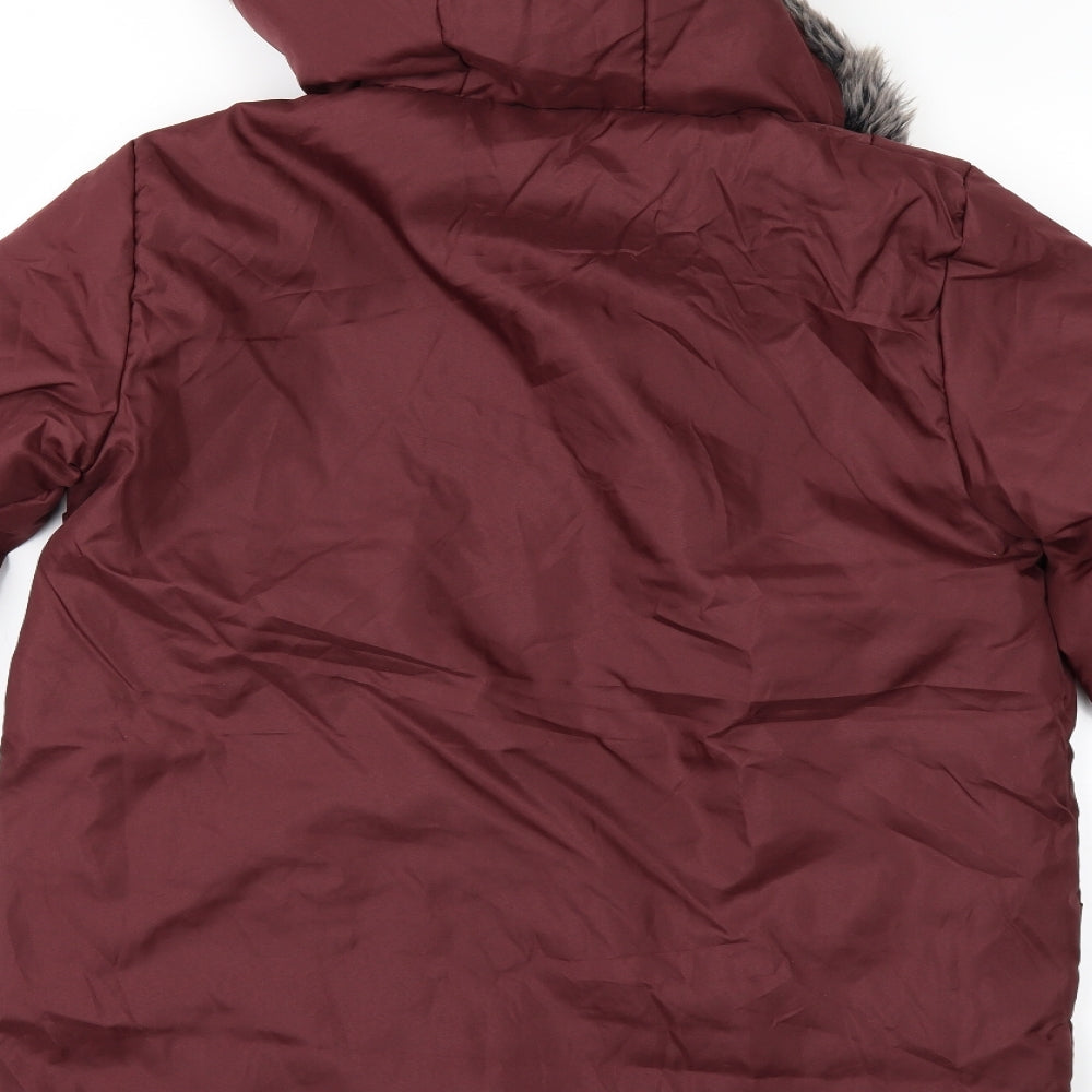 Anne De Lancay Womens Red   Jacket  Size S
