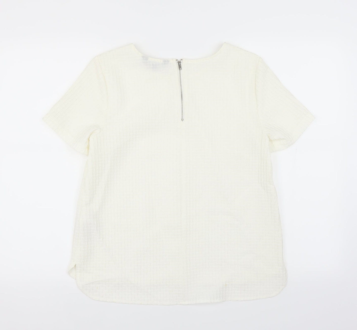 New Look Womens White   Basic Blouse Size 10