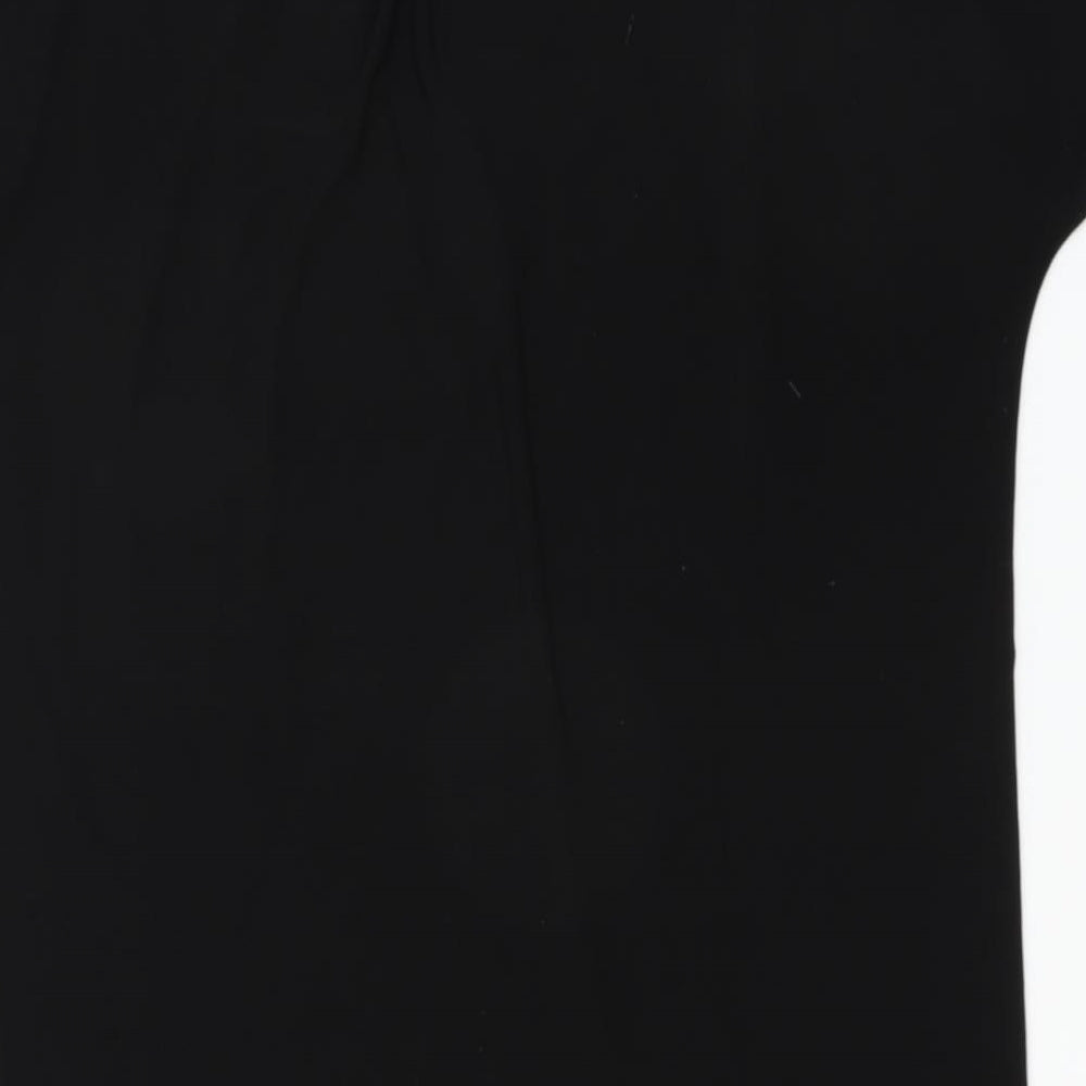 Oasis Womens Black   T-Shirt Dress  Size XS