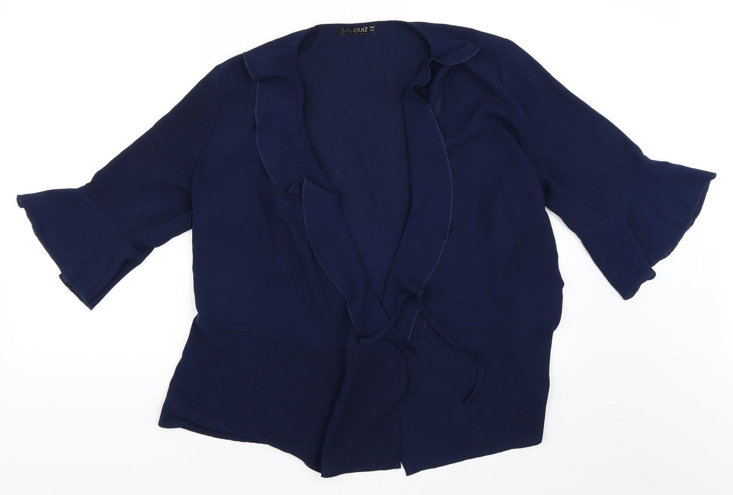 Quiz Womens Blue   Cardigan Jumper Size 14