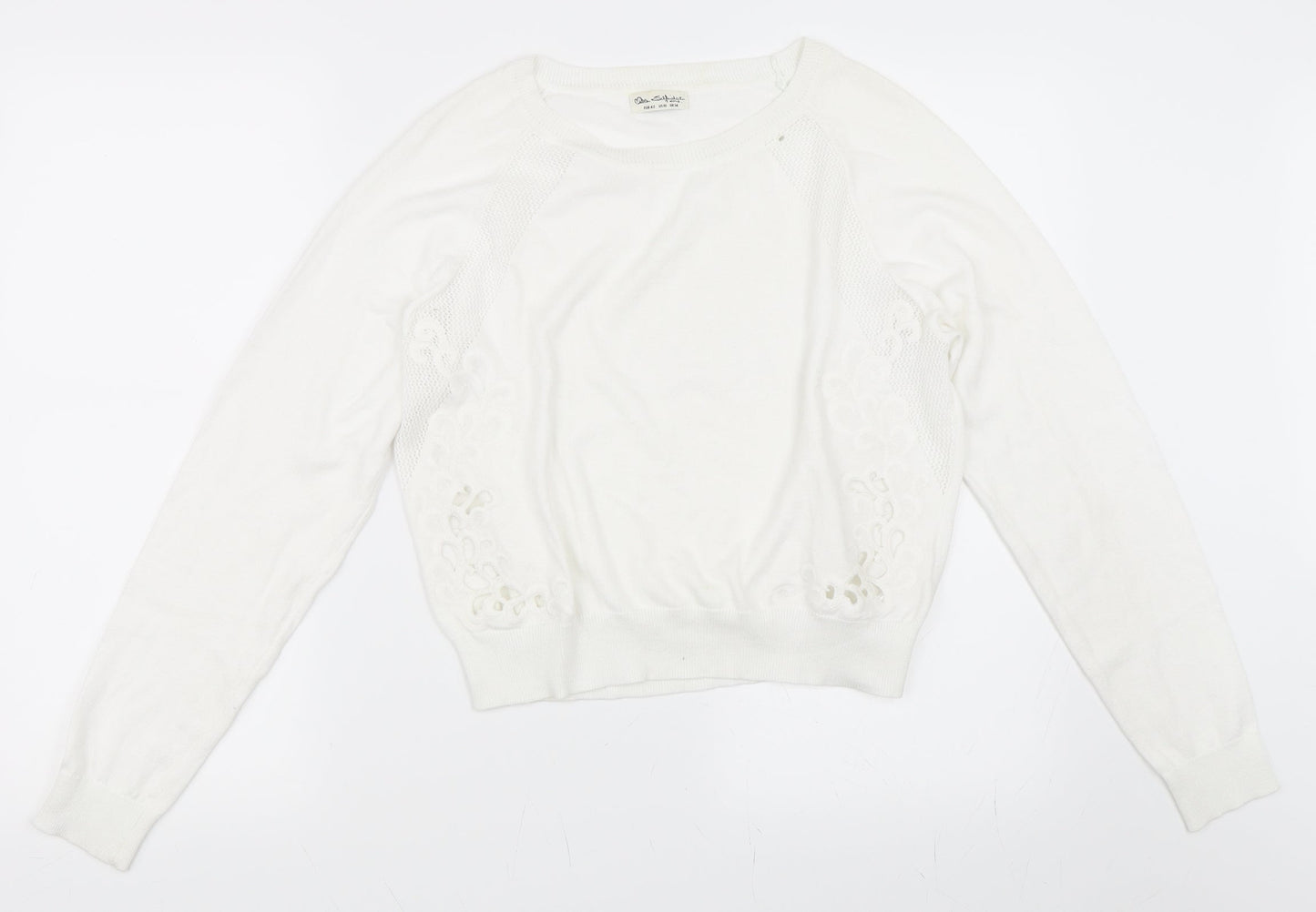 Miss Selfridge Womens Ivory   Pullover Jumper Size 14