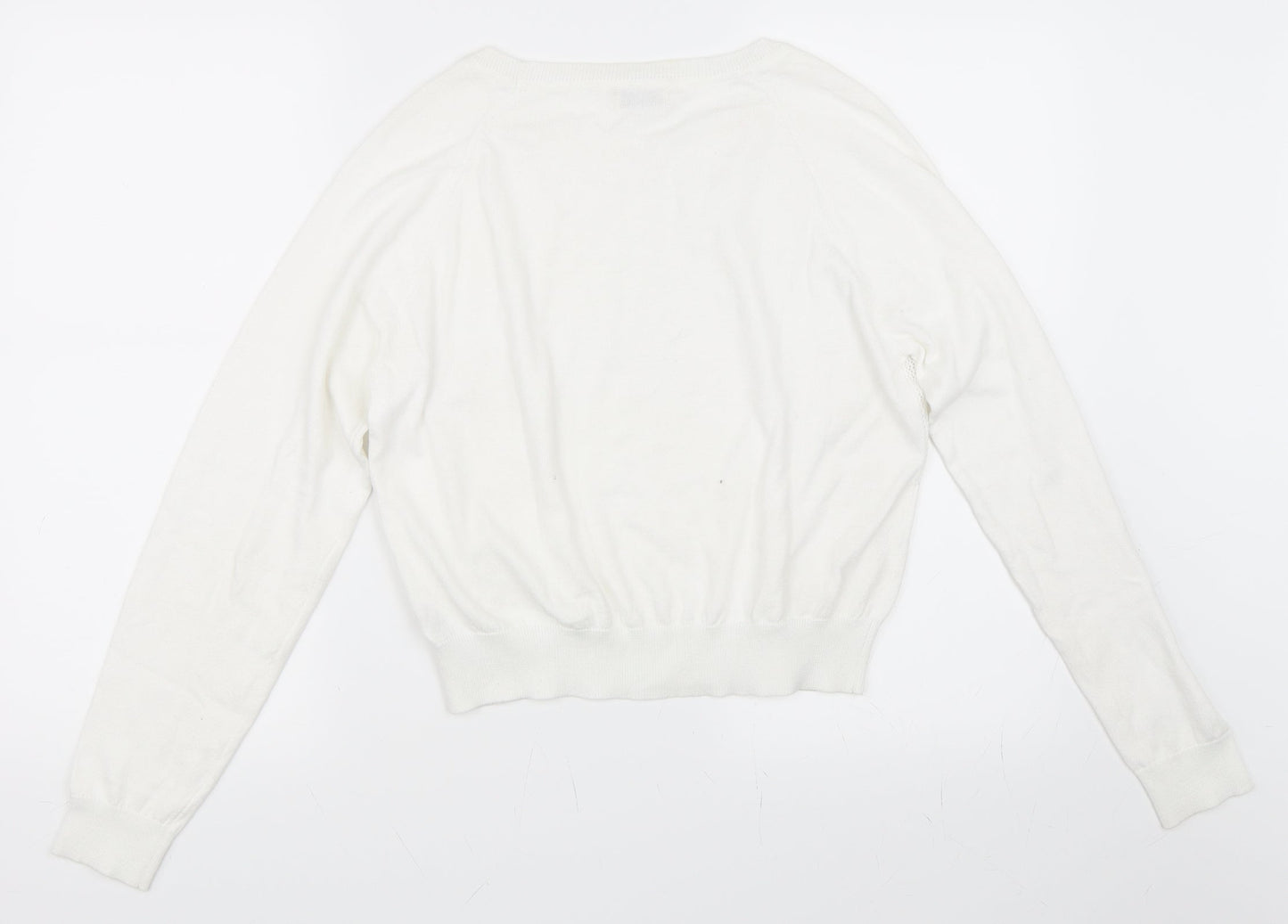 Miss Selfridge Womens Ivory   Pullover Jumper Size 14