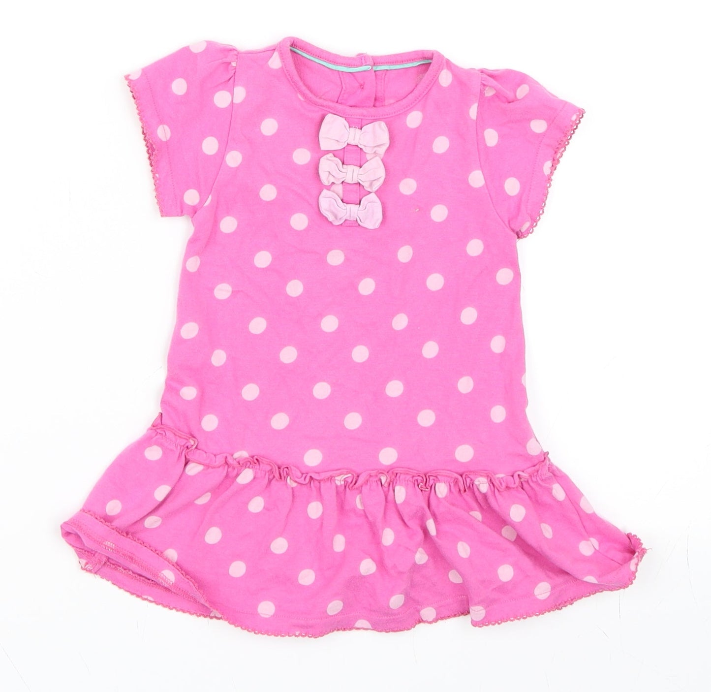 Marks and Spencer Girls Pink   Shift  Size 3-6 Months