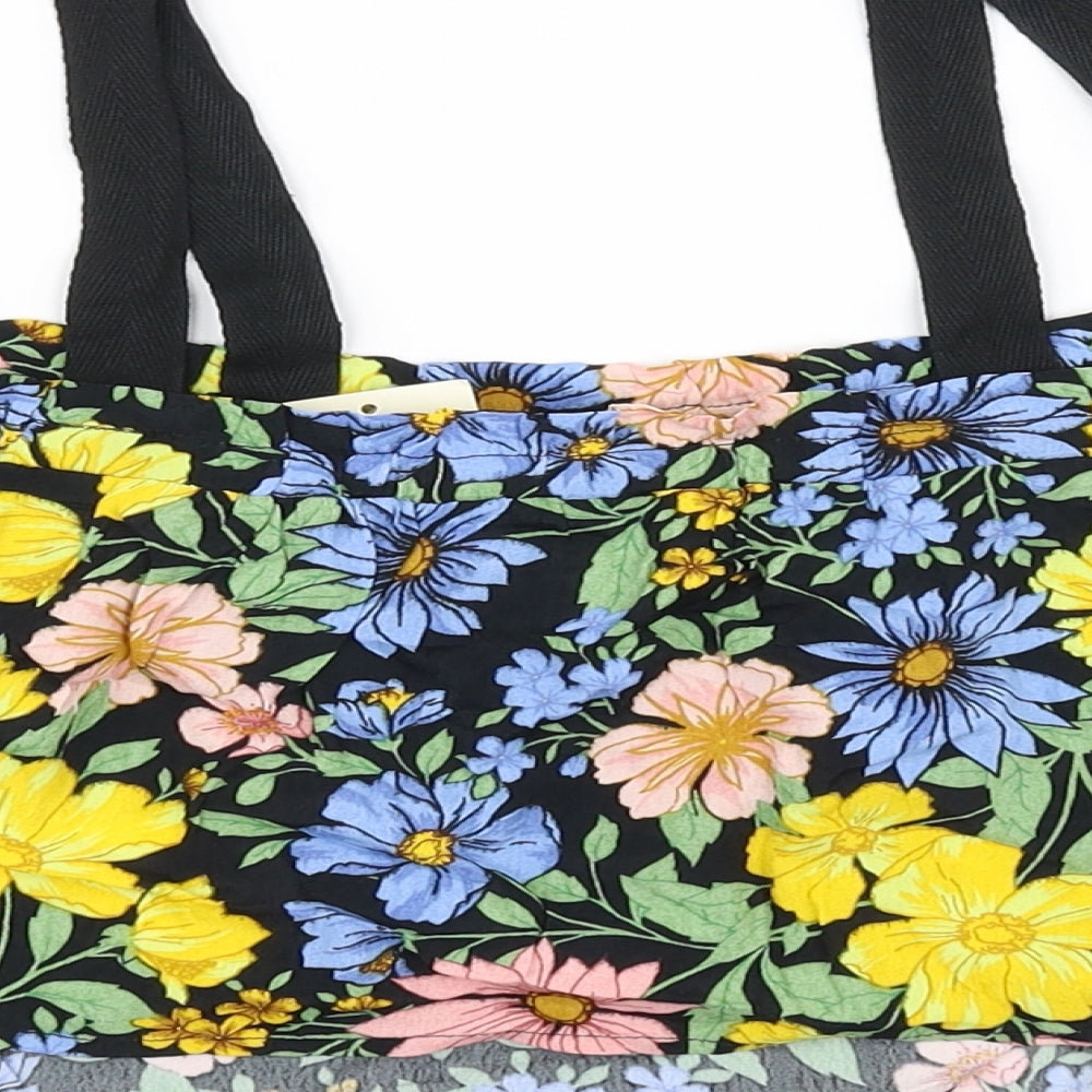 Miss Selfridge Womens Yellow Floral  Basic Tank Size 12