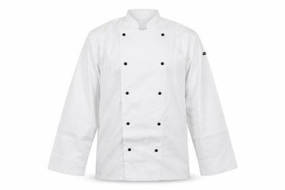 Front view of Portwest men’s white button-up, size XS