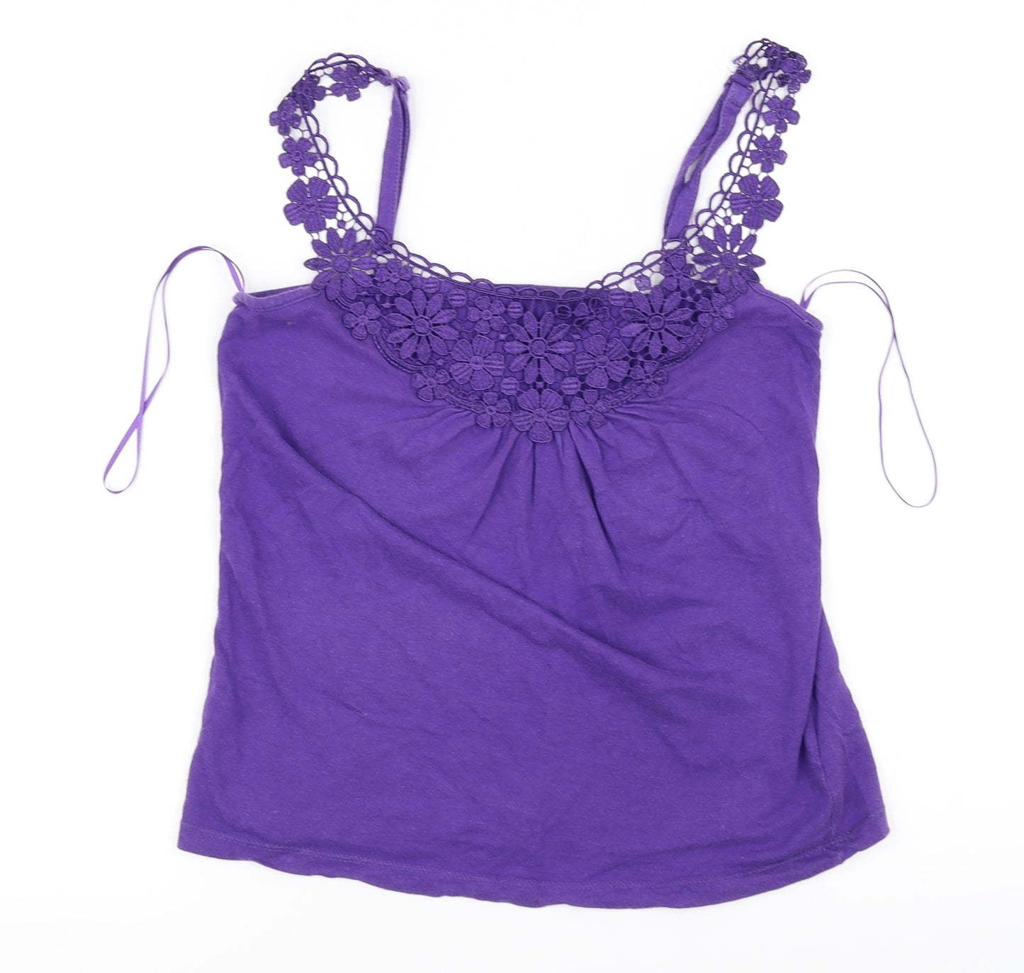 denim co Womens Purple   Basic Blouse Size 10