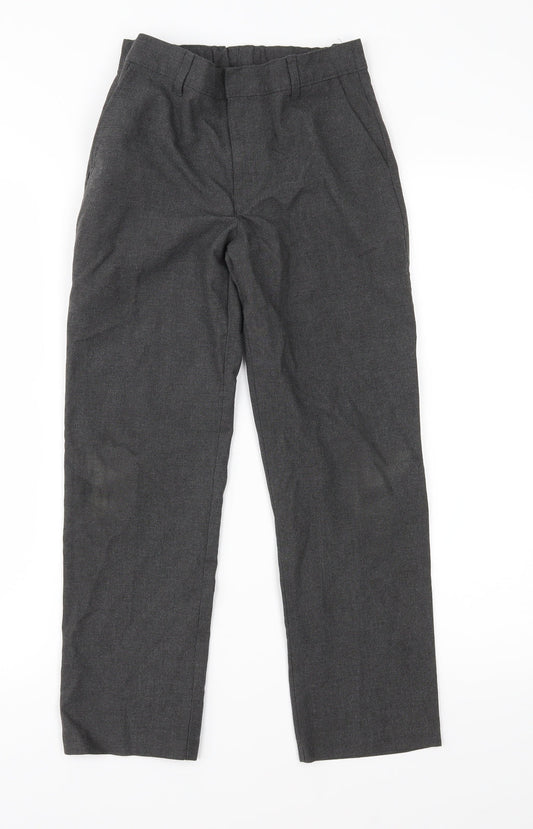 Marks and Spencer Boys Grey   Dress Pants Trousers Size 9-10 Years