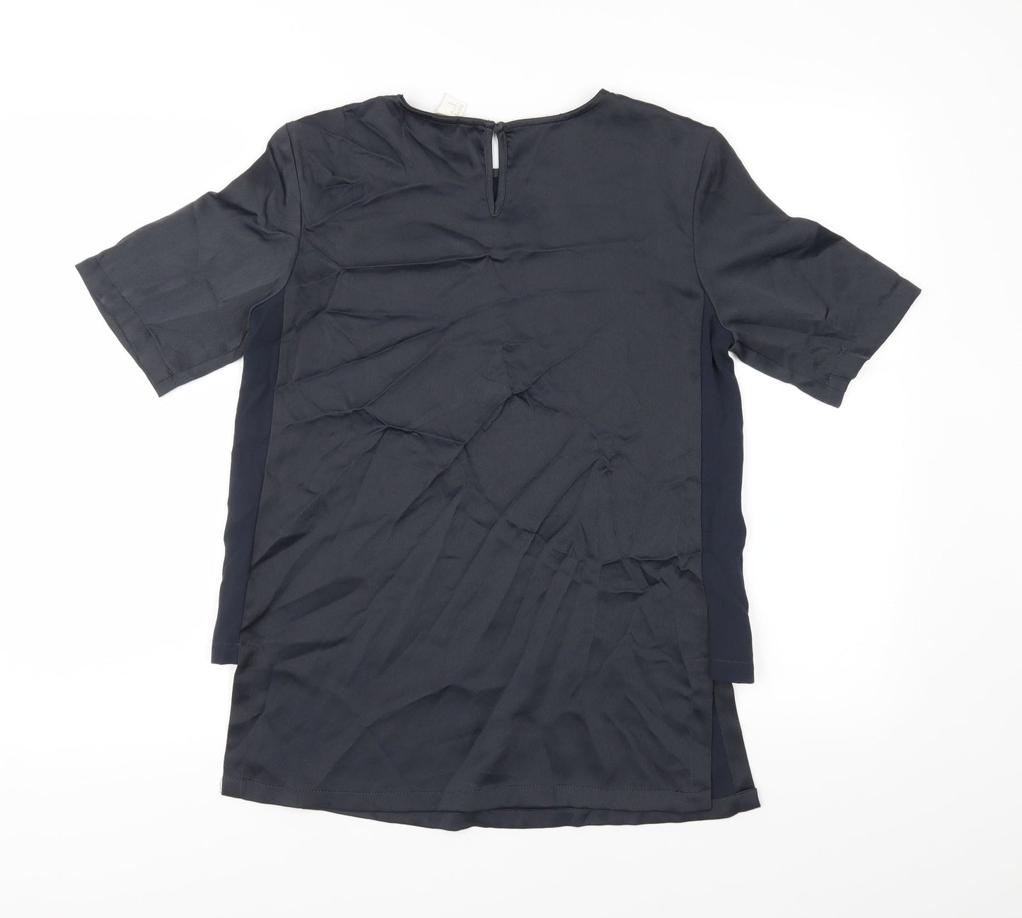 H&M Womens Blue   Basic Blouse Size 8