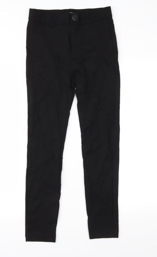 Zara Womens Black   Trousers  Size S L25 in