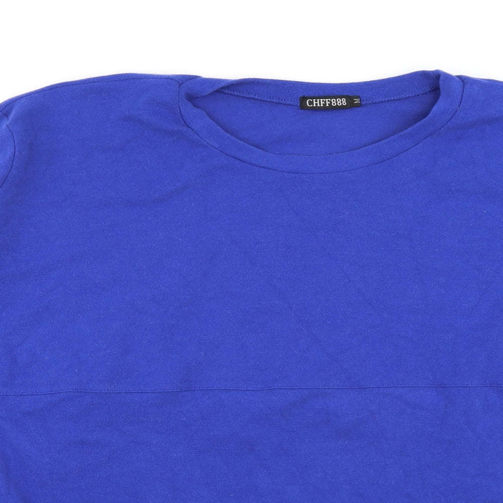 Chff888 Womens Blue   Pullover Jumper Size M