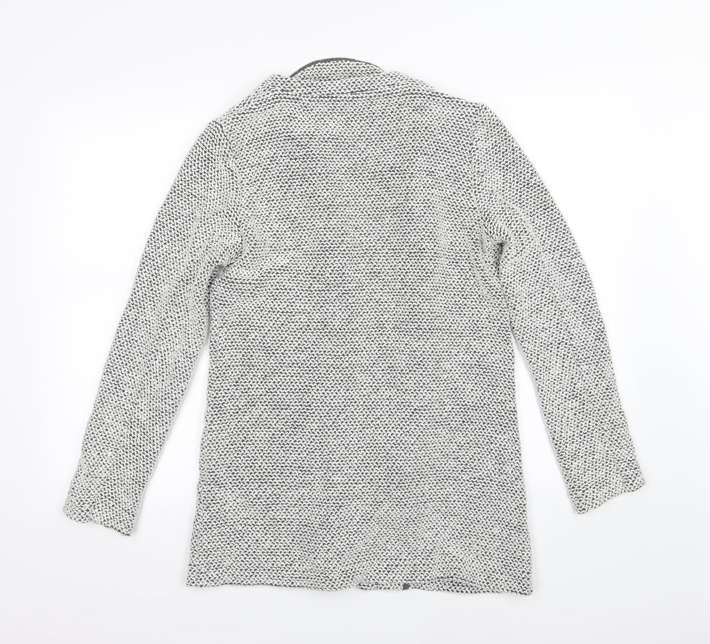New Look Womens Grey  Knit Jacket  Size 10
