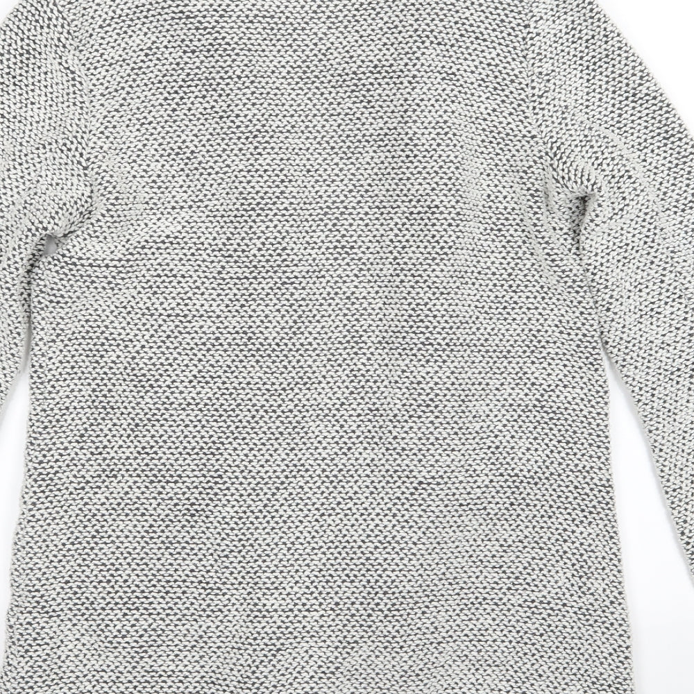 New Look Womens Grey  Knit Jacket  Size 10
