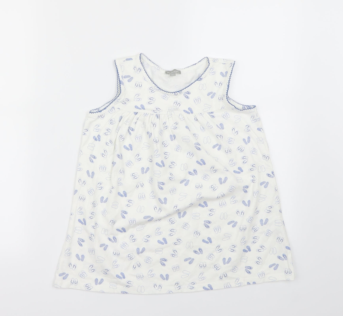 Miniman Girls White   Basic Tank Size 12 Years