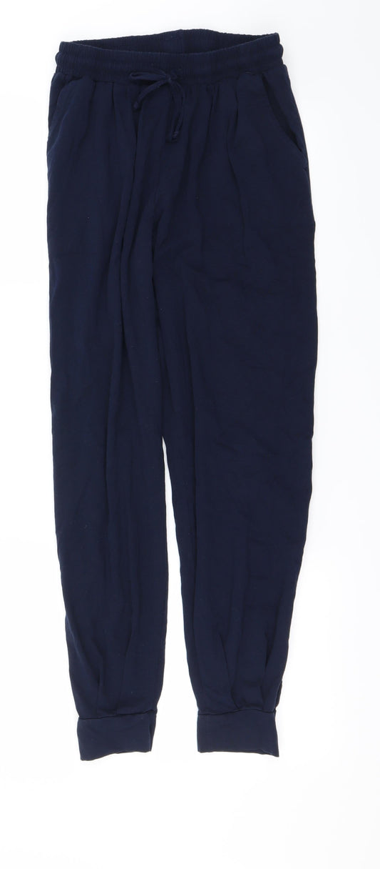 Hawiton Womens Blue   Jogger Trousers Size M L25 in