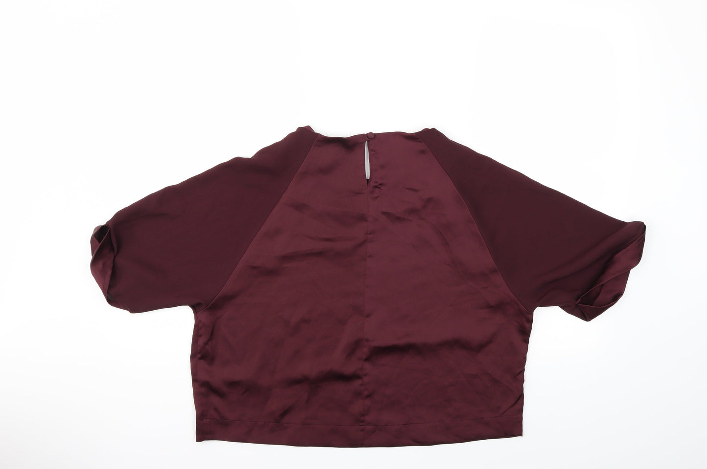 Topshop Womens Purple   Basic Blouse Size 12