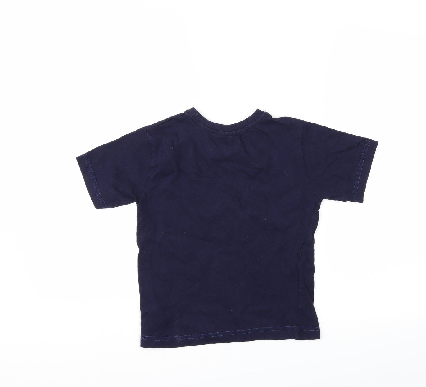Rebel Boys Blue   Basic T-Shirt Size 6-7 Years