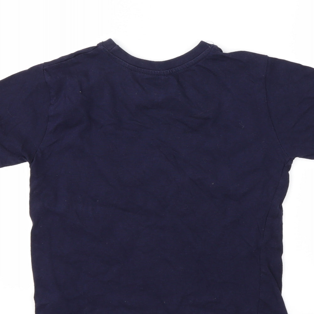 Rebel Boys Blue   Basic T-Shirt Size 6-7 Years