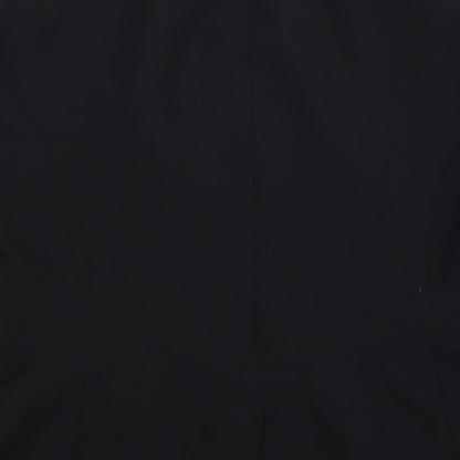 Brand and care label for BHS women’s blue jacket suit jacket, size UK 10
