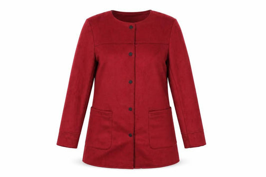Front view of Tu women’s brown jacket coat, size UK 8
