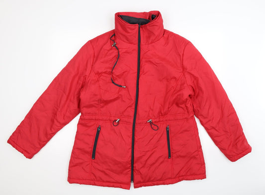 Anne De Lancay Womens Red   Jacket  Size L