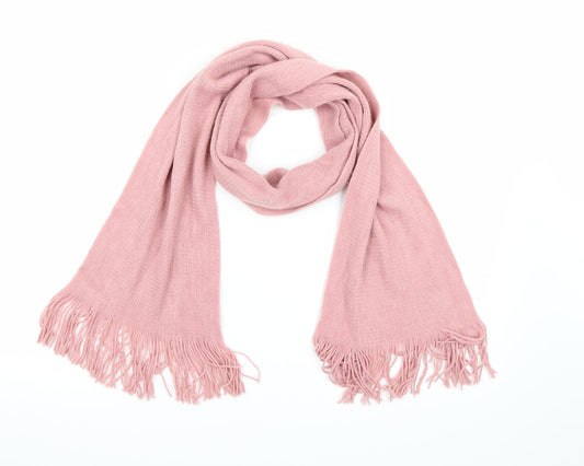 Preworn Womens Pink  Knit  Scarf