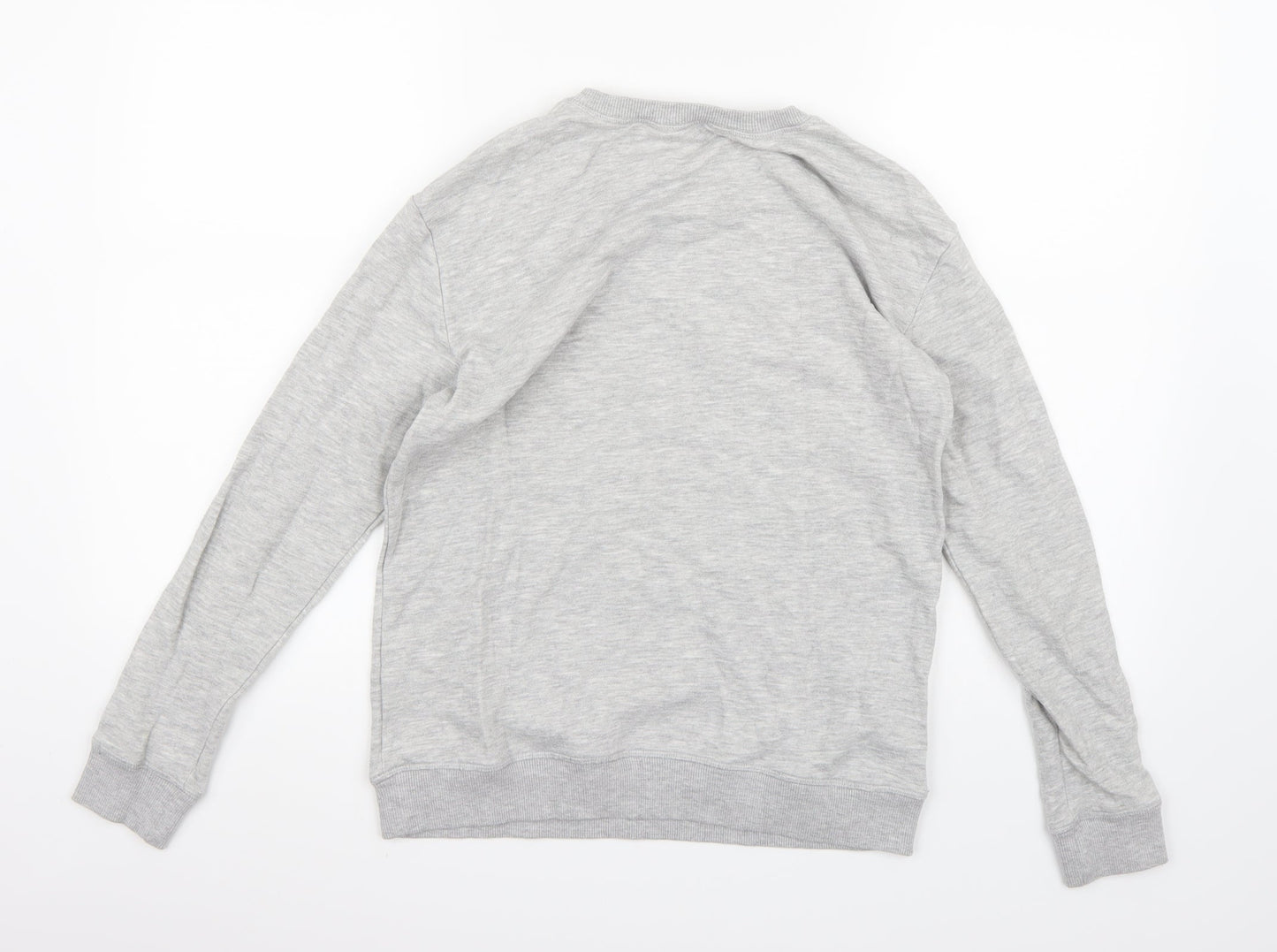 H&M Boys Grey  Jersey Pullover Sweatshirt Size 11 Years