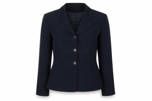 Equation Womens Blue  Rayon Jacket Blazer Size 12