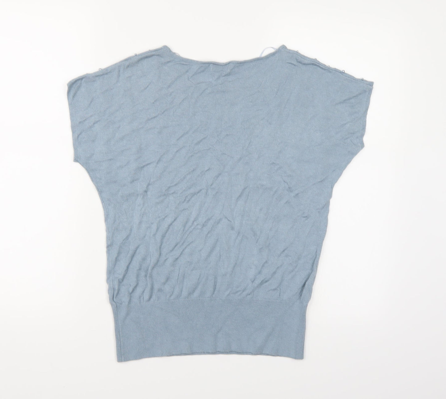 H&M Womens Blue  Knit Pullover Jumper Size M